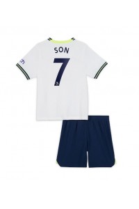 Tottenham Hotspur Son Heung-min #7 Babytruitje Thuis tenue Kind 2022-23 Korte Mouw (+ Korte broeken)